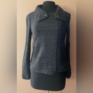 Ann Taylor Loft Black and White Jacket size S